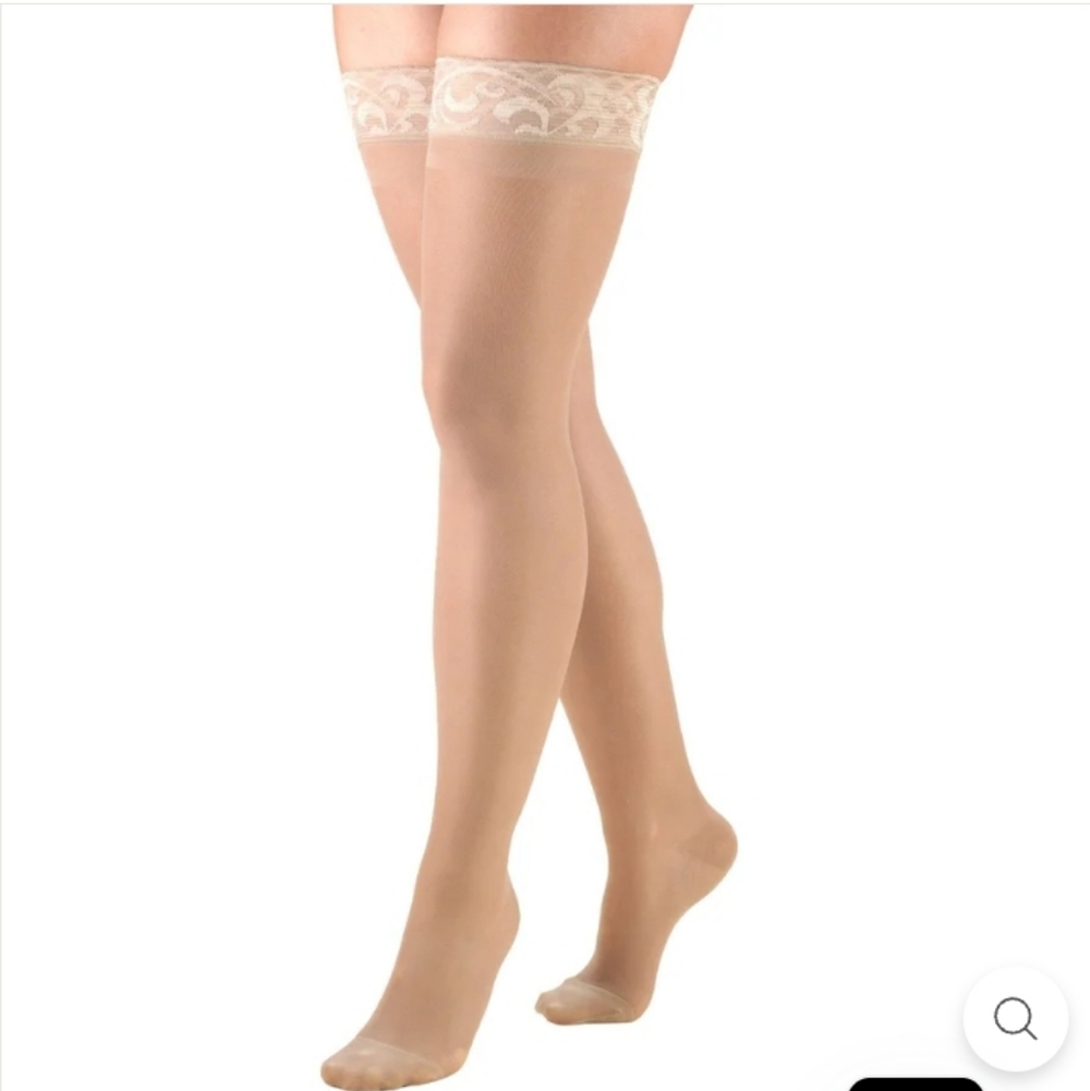 Women's thigh highs brand-truform u.s.a. 20-30mmHg compression,New ,sz XL